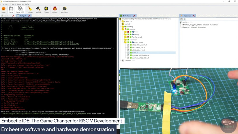 Embeetle IDE: The Best IDE For Coding RISC-V Microcontrollers?